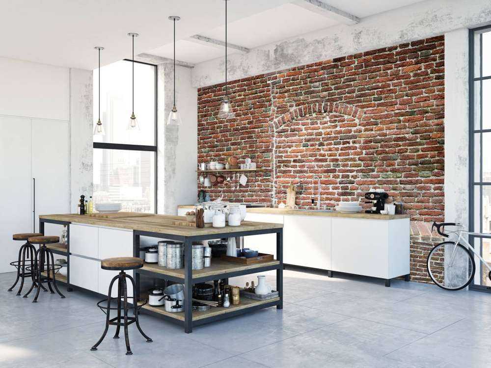 Alte gerissene Wand