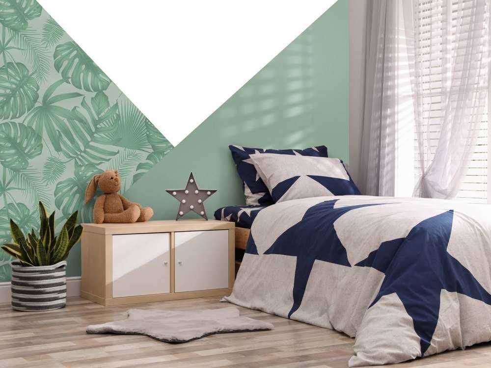 Dreiecke mit Dschungelmuster