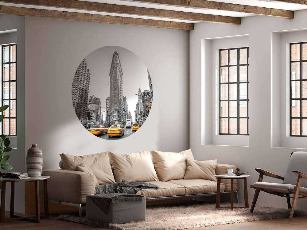 Belebte Straße in New York