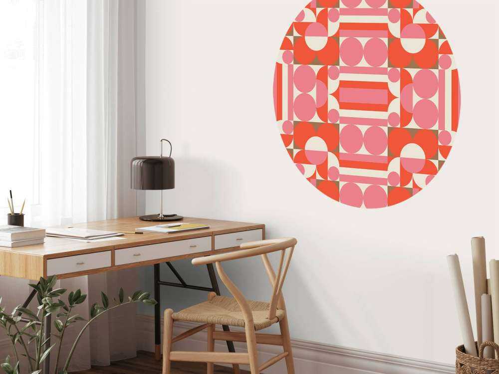 Pastellfarbene Formen