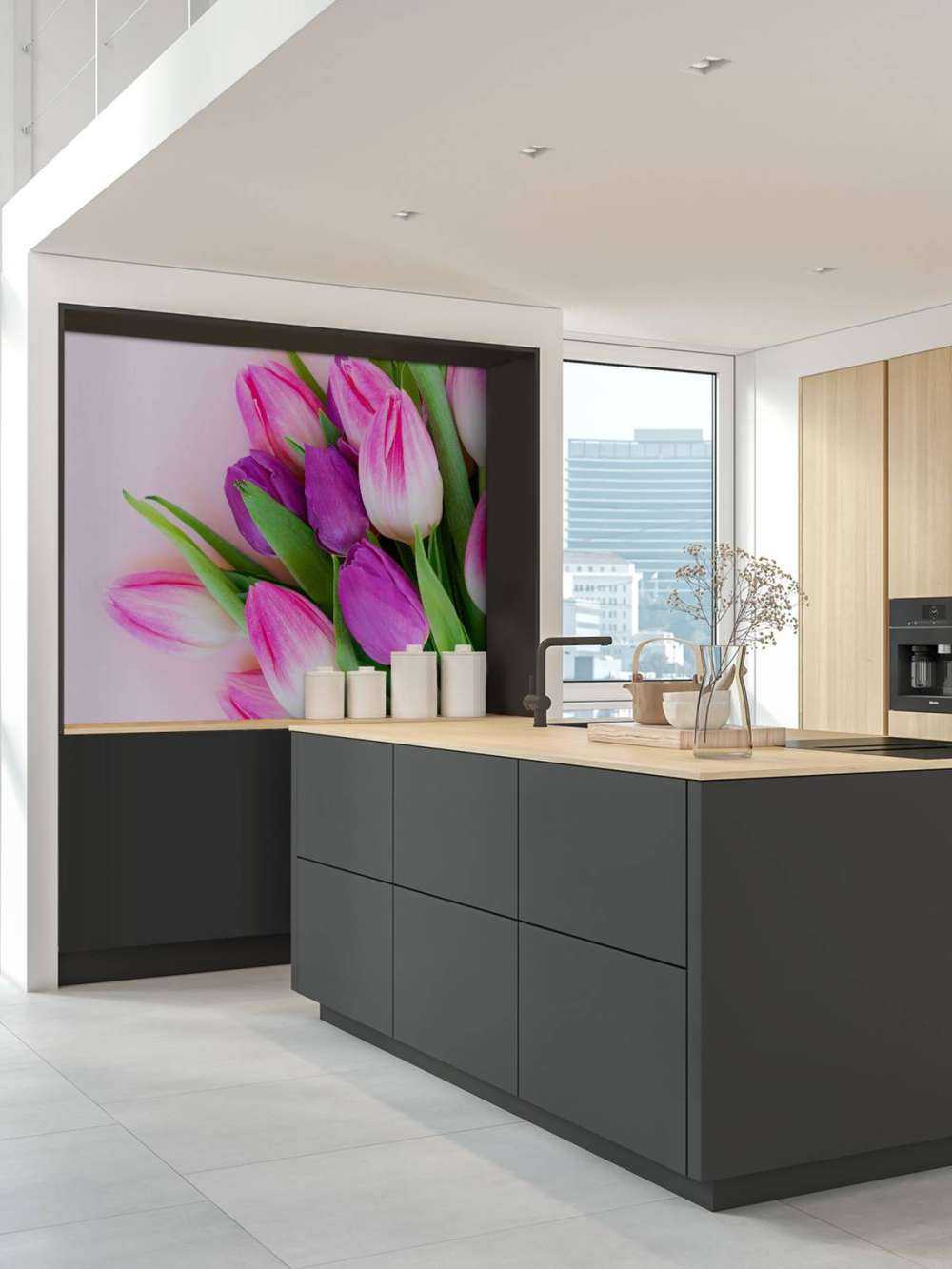 Rosa Tulpen