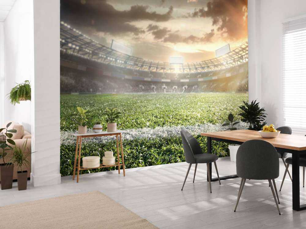Stadion mit Kunstrasen