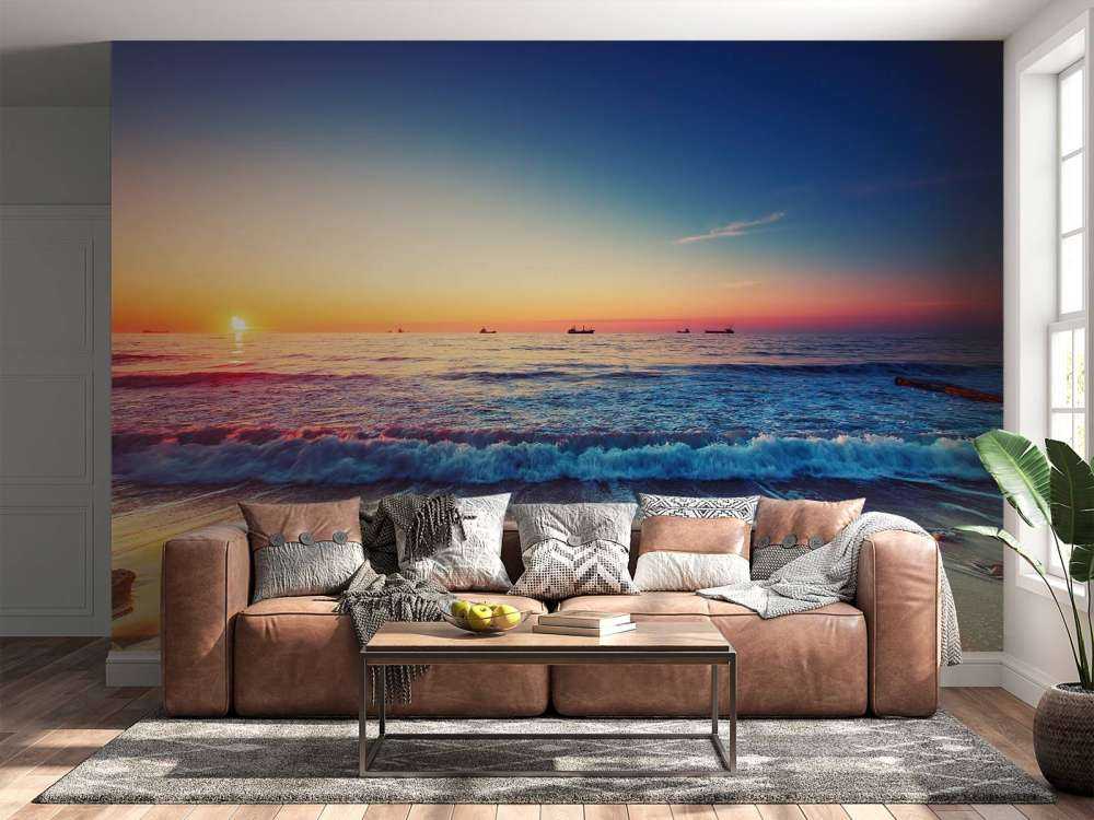 Sonnenuntergang über dem Meer