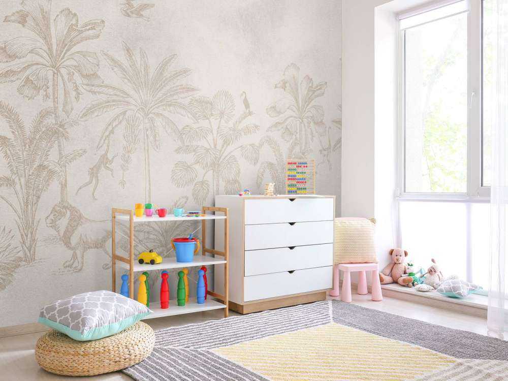 Tierischer Dschungel taupe