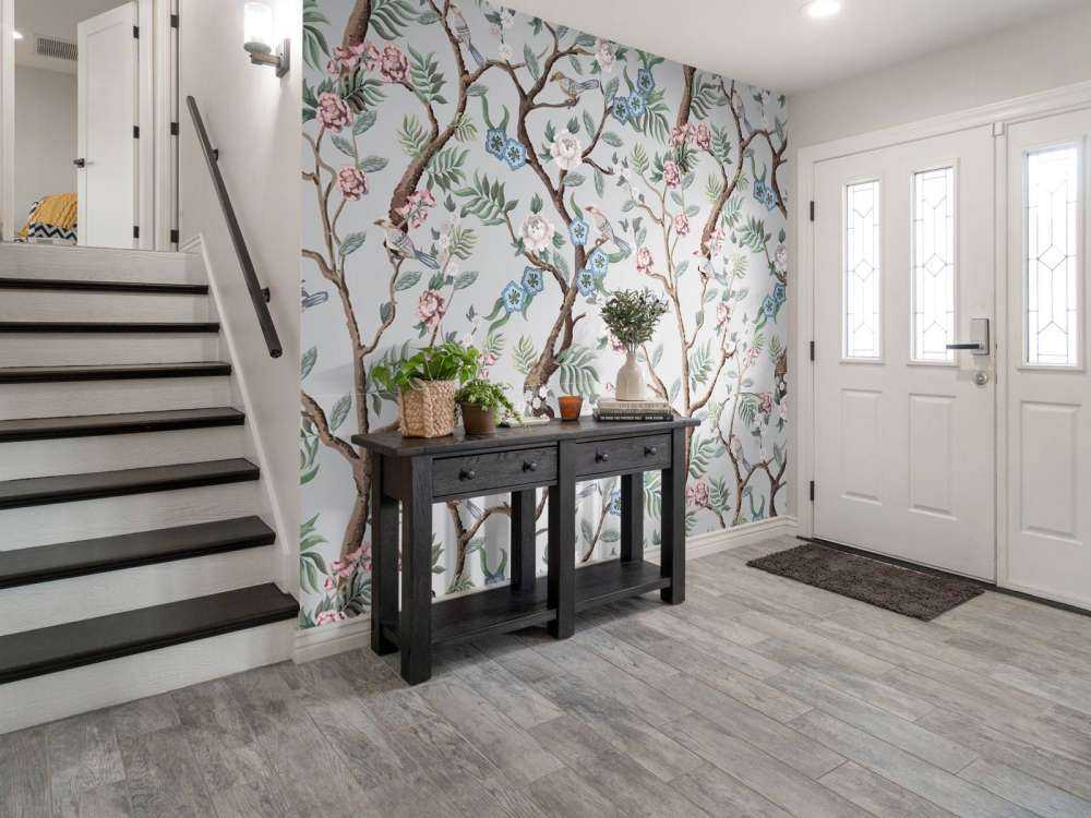 Florales Muster, pastellfarben