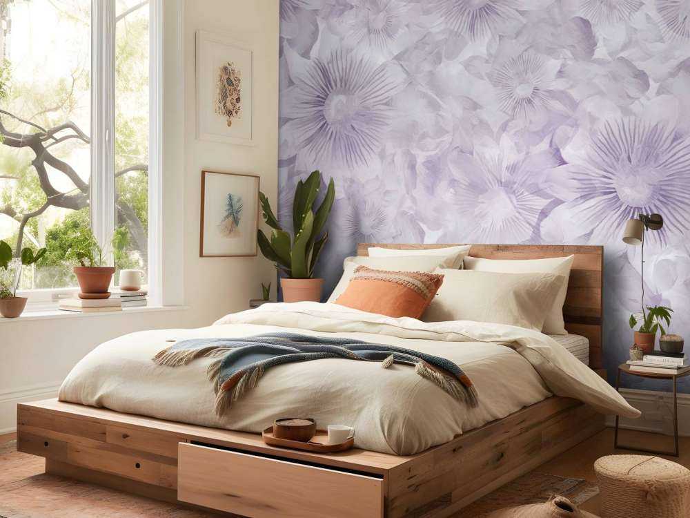 Botanische Aquarell-Eleganz Lavendel