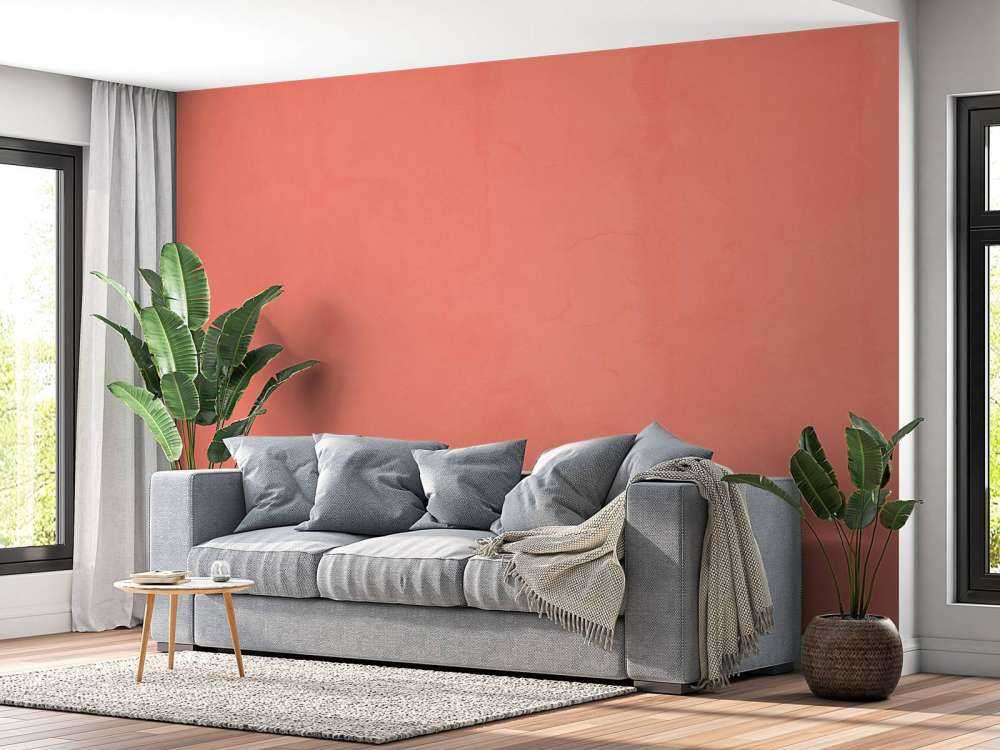 Aprikosenrosa Beton