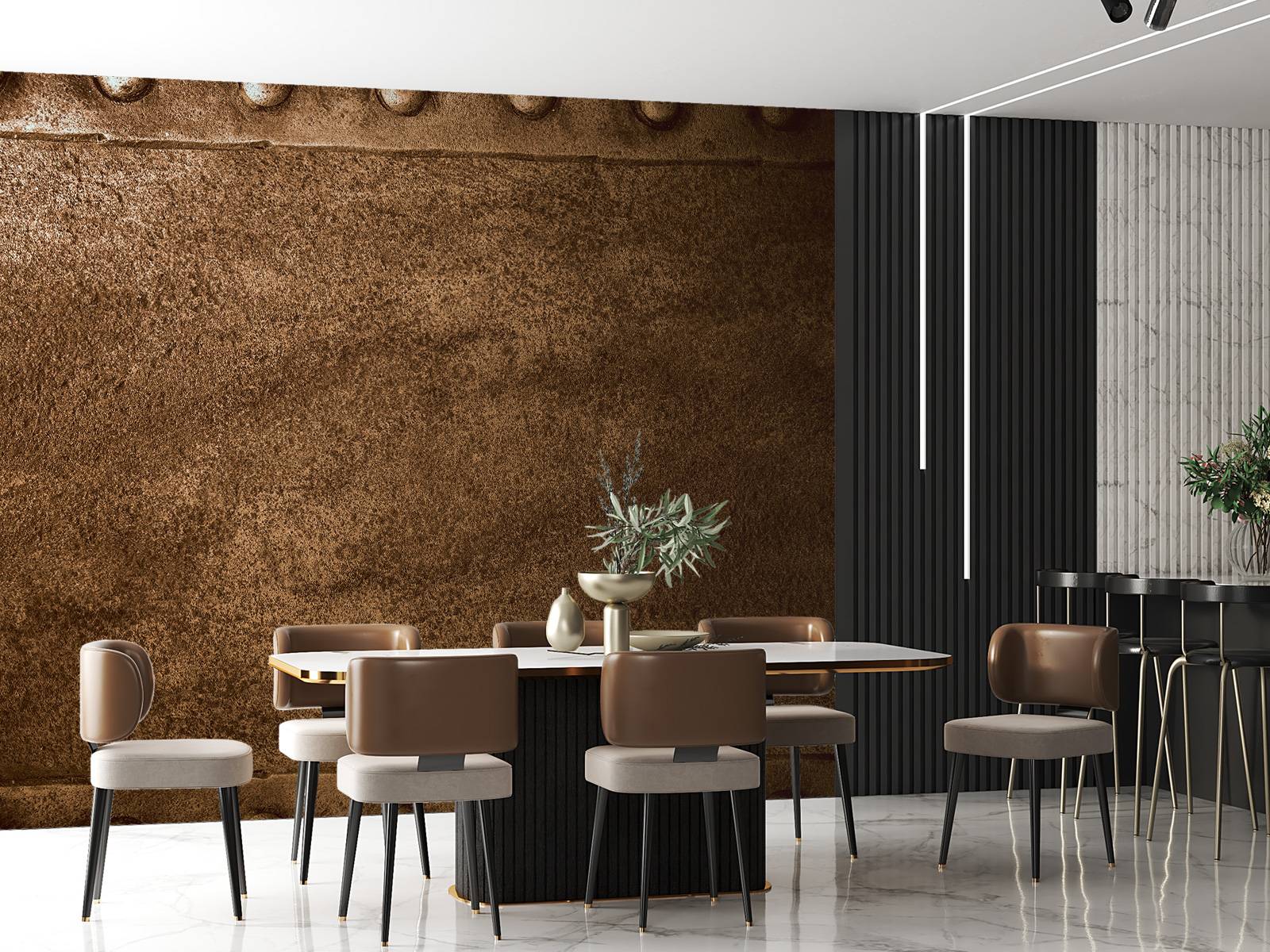 Brauner abstrakter Hintergrund - Fototapete, image size:1600x1200