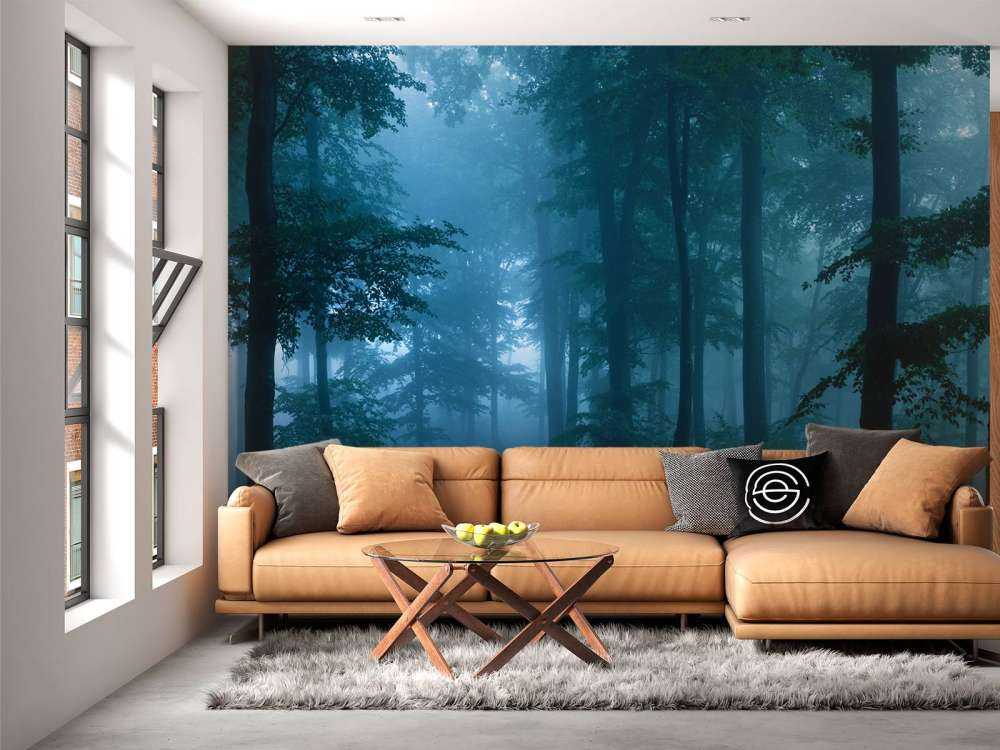 Nebliger wald