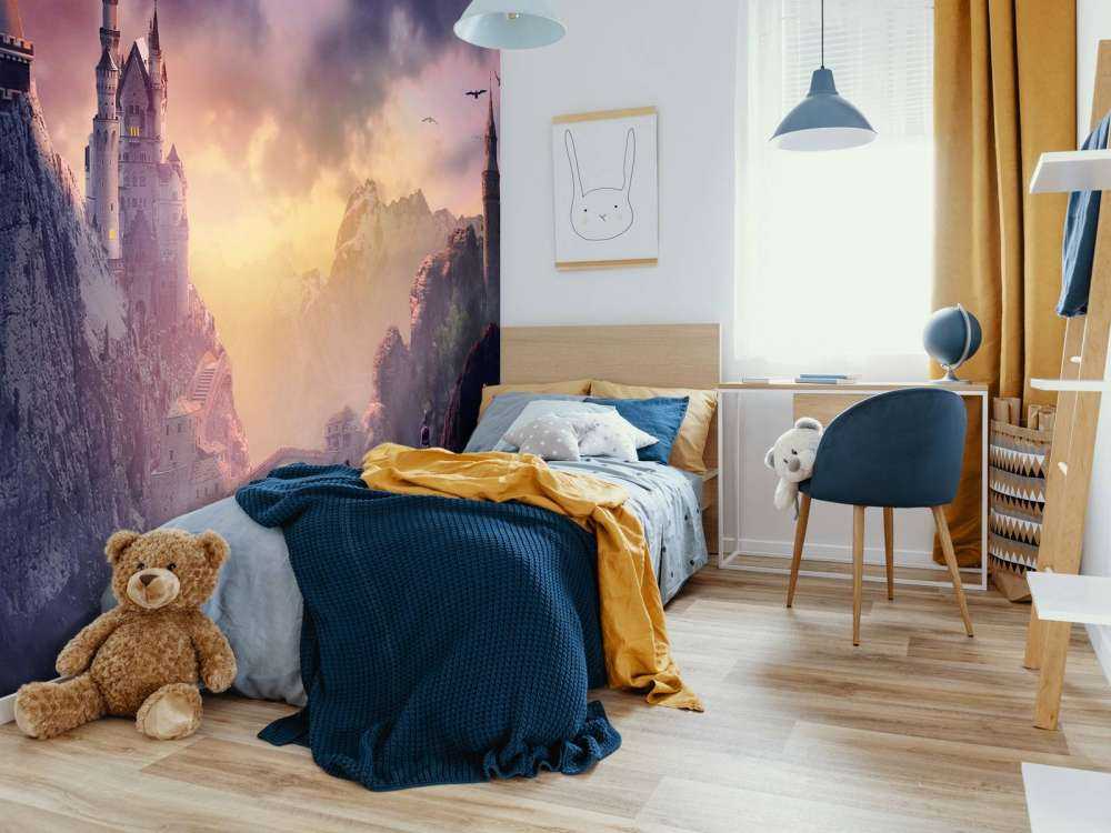 Schloss bei Sonnenuntergang