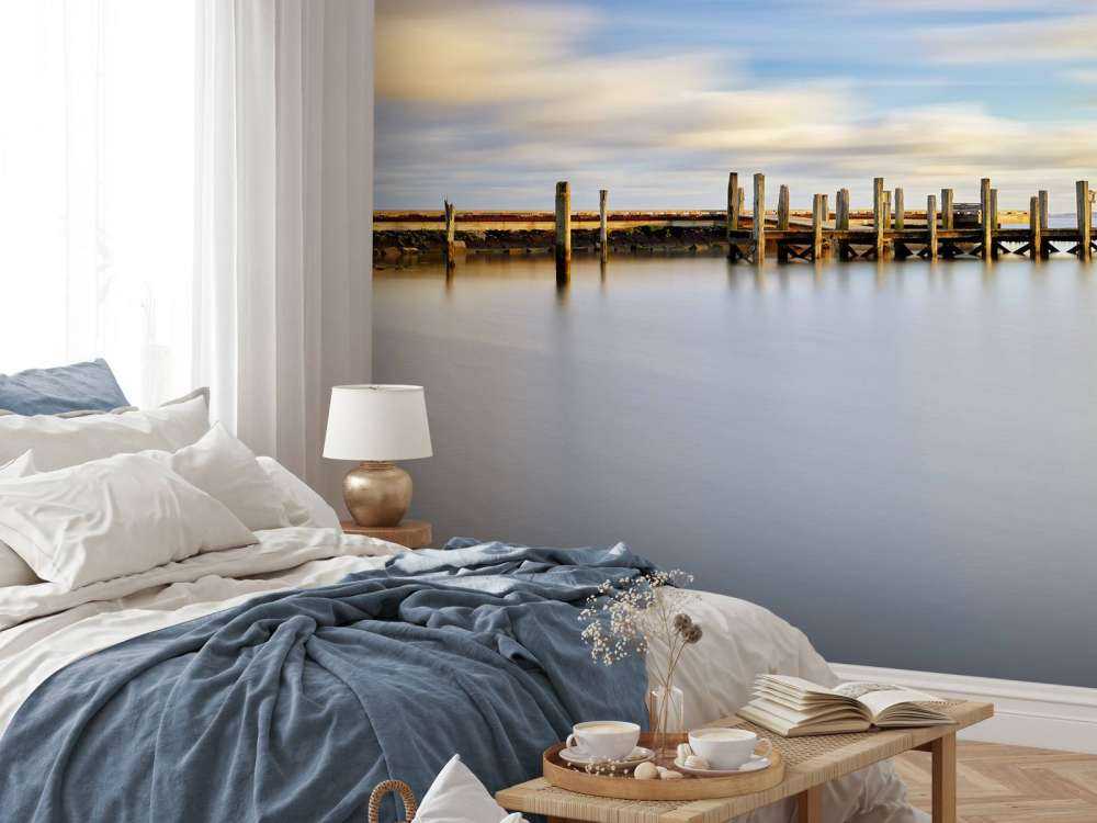 Langer Steg am Meer