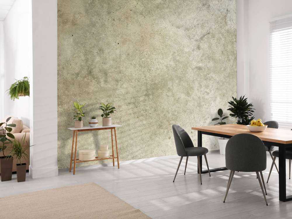 Hellgrauer polierter Beton