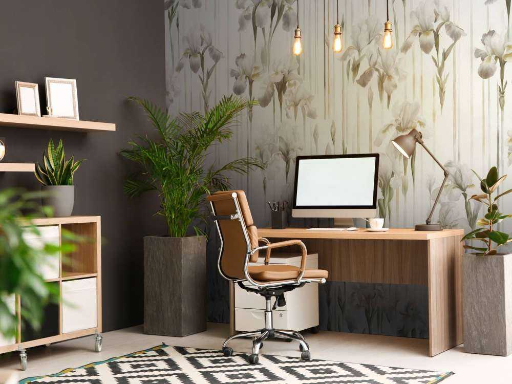 Iris und Streifen nahtlos Beige
