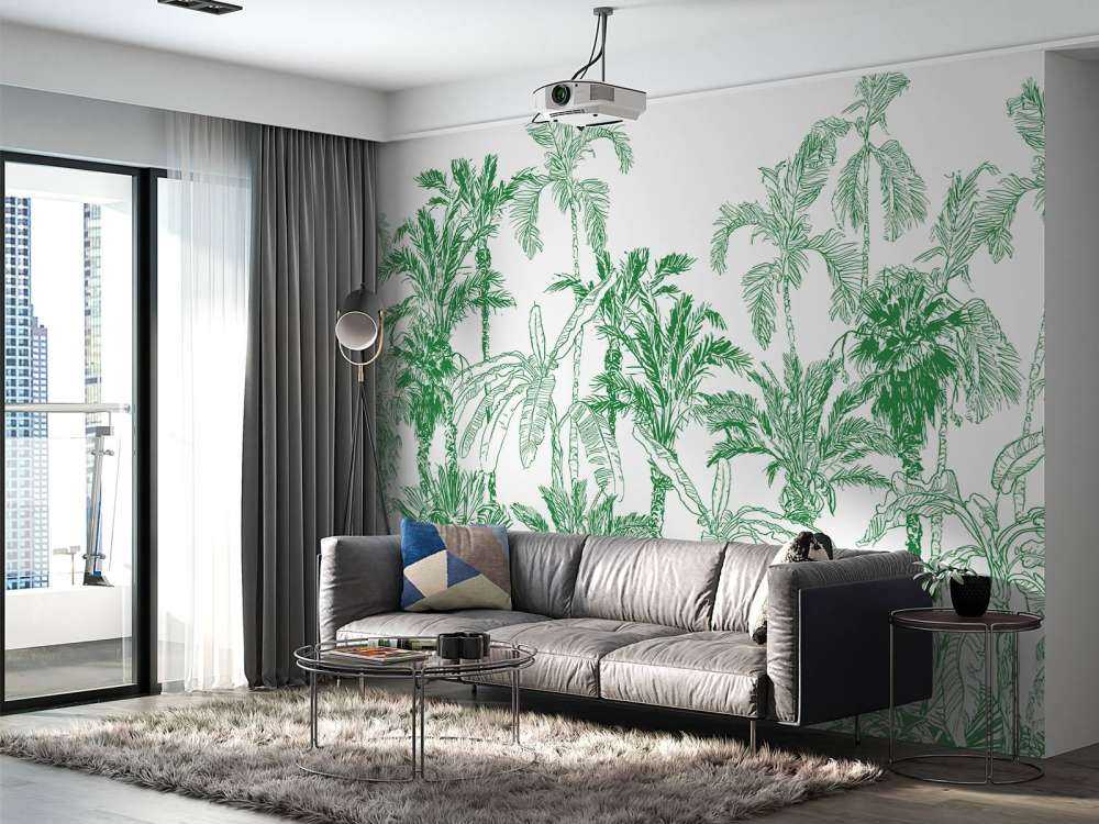 Grüner Dschungel Illustration