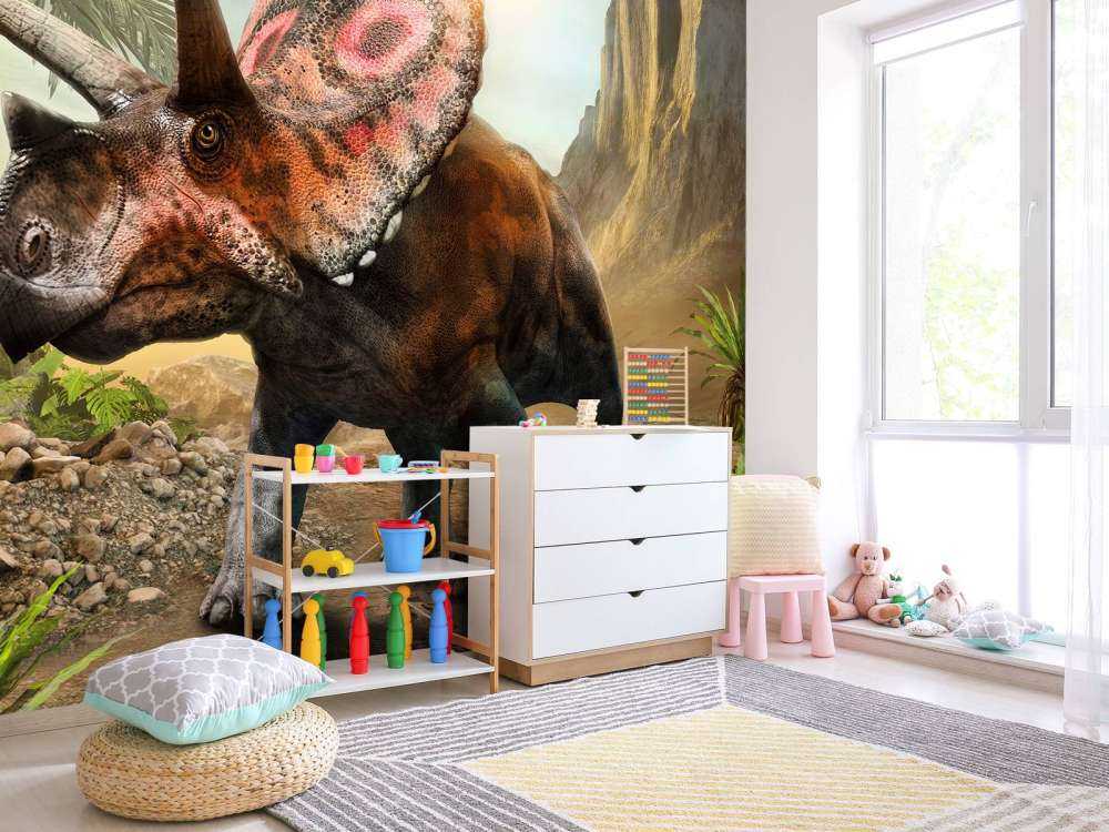 Torosaurus im Wald