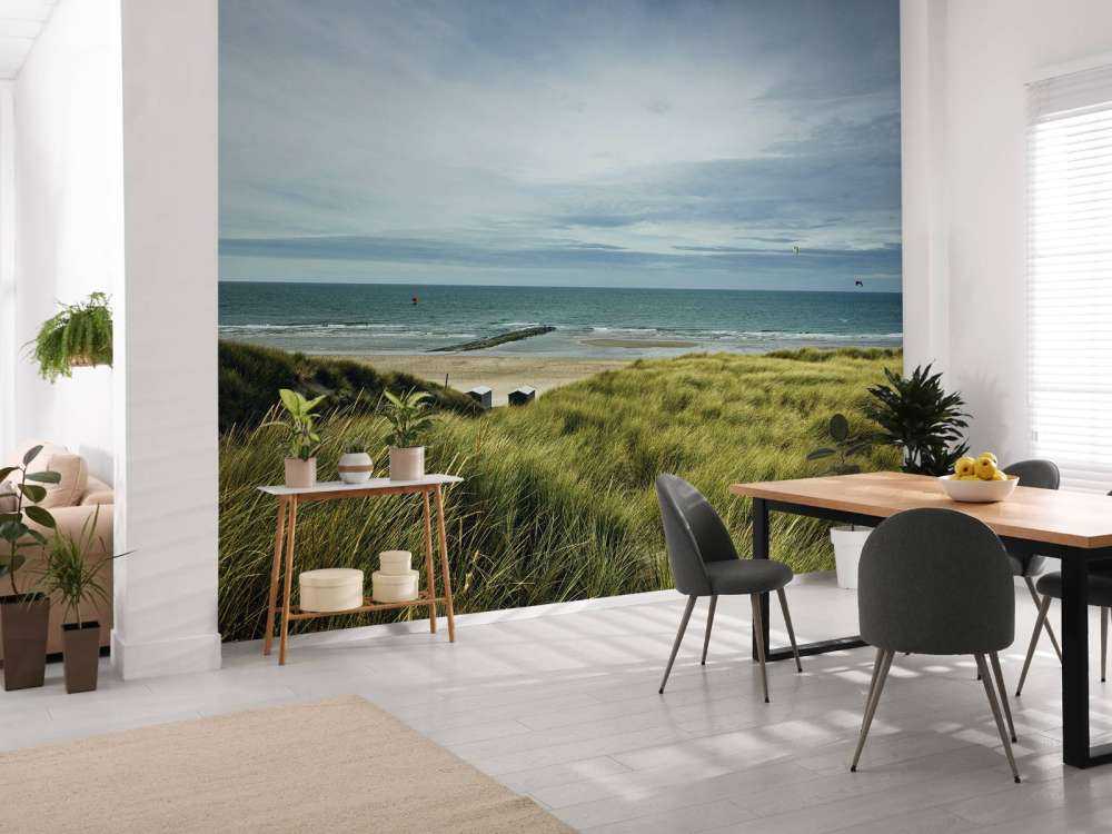Strand von den Dünen aus