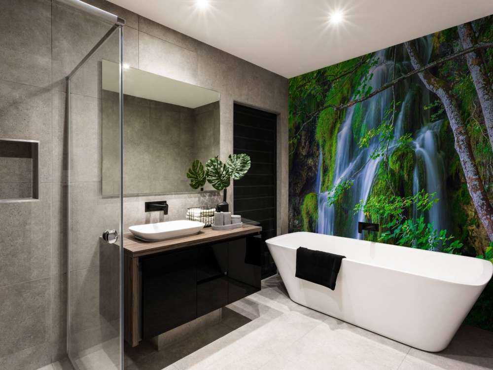 Klarer Wasserfall