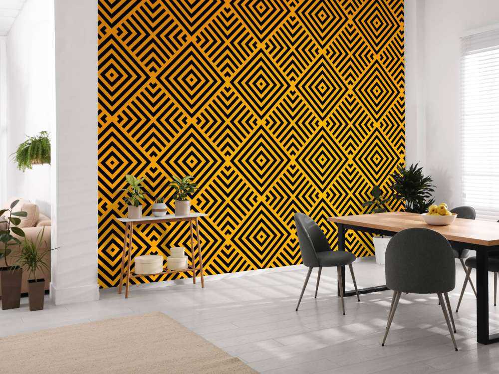 Schwarz und Gold Art Deco