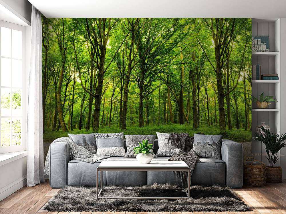 Üppiger Wald
