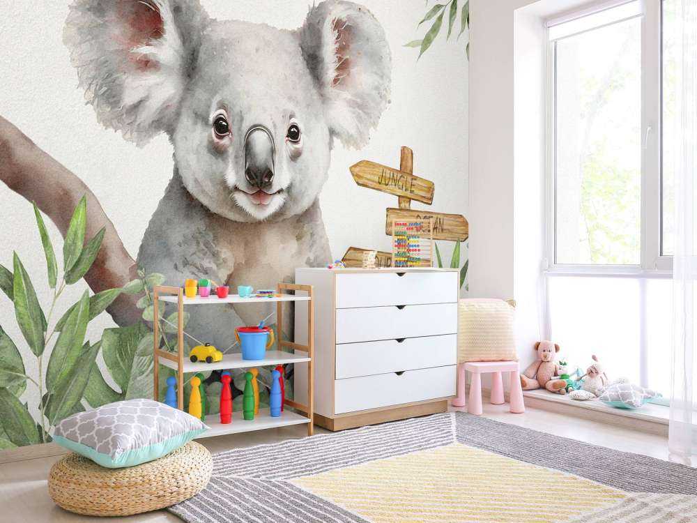 Baby-Koala im Dschungel