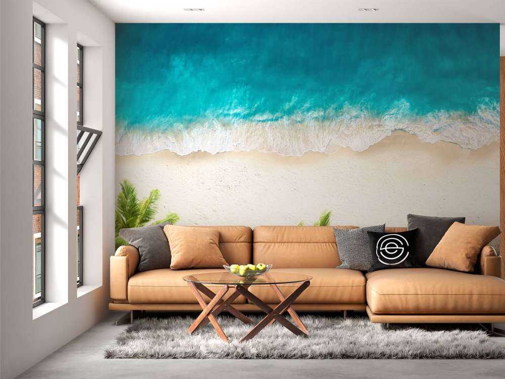 Luftaufnahme von Sand