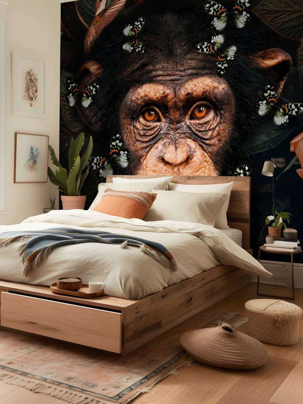 Tropical Chimpanzee Porträt