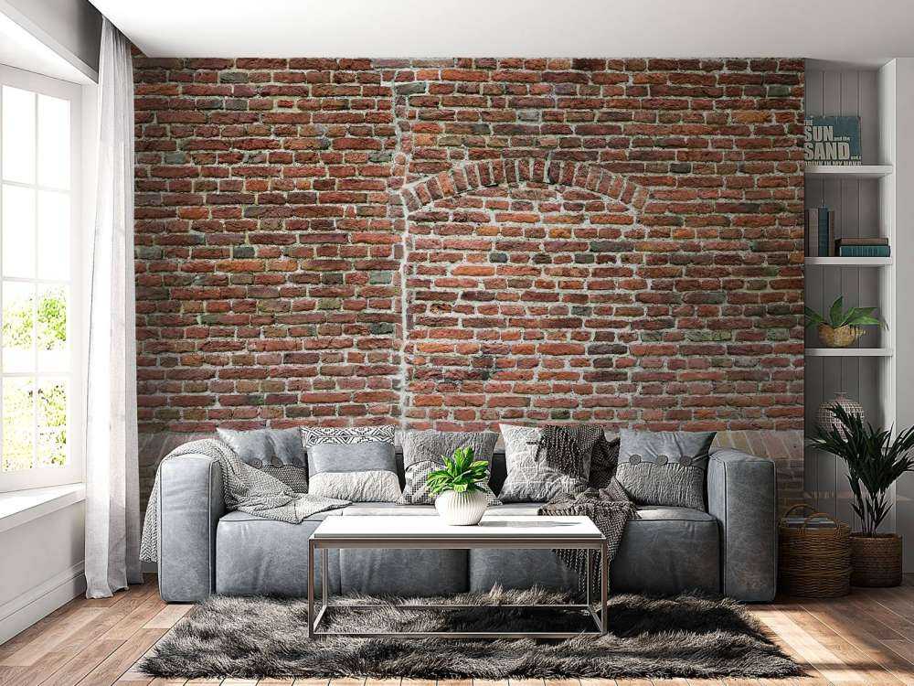 Alte gerissene Wand