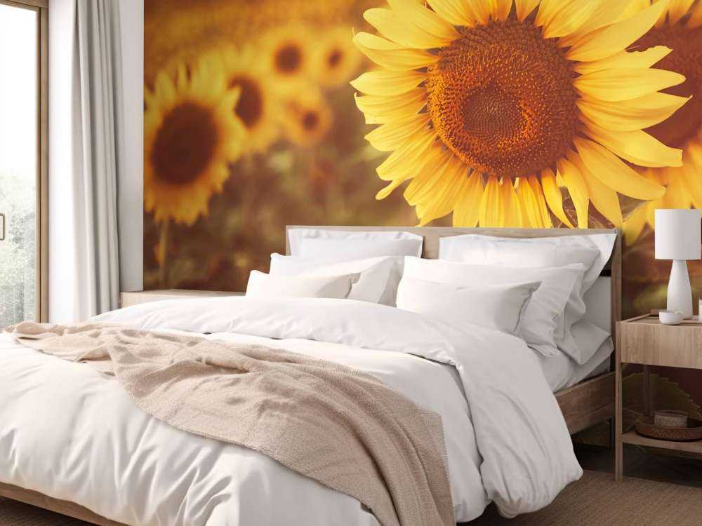 Sonnenblumen im Sonnenlicht
