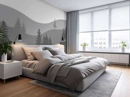 Landschaft Grau