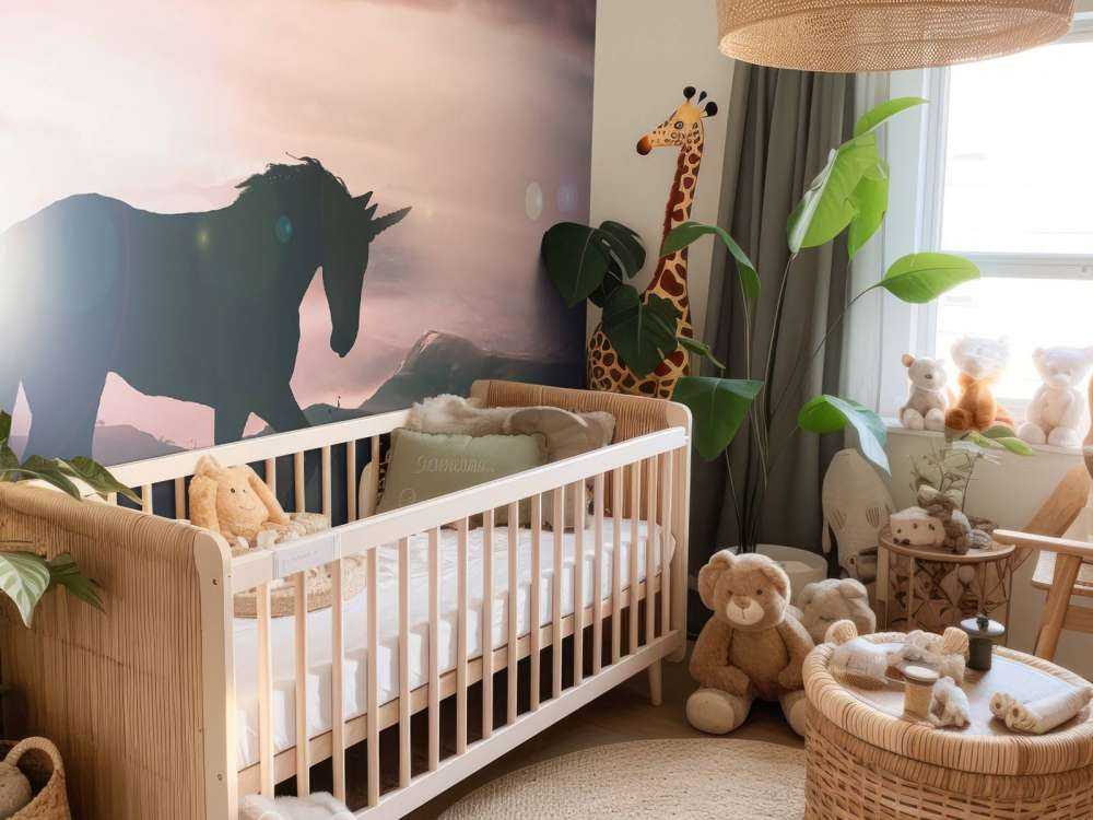 Einhorn bei Sonnenuntergang