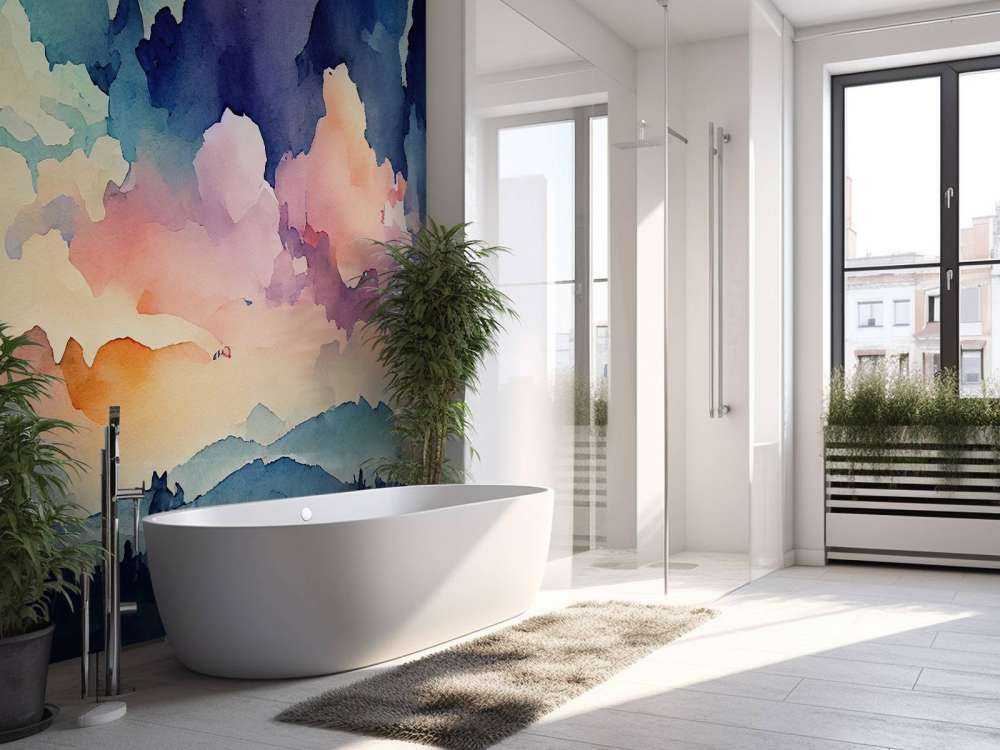 Abstrakter Aquarellhintergrund