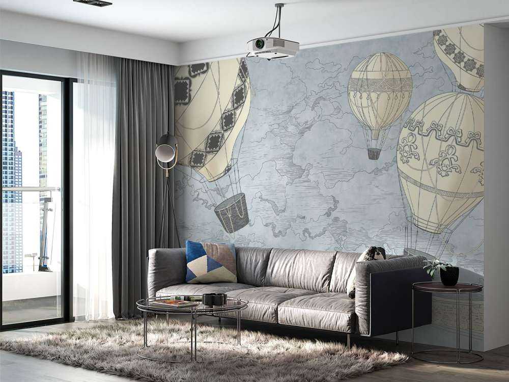 Moderne Heißluftballons