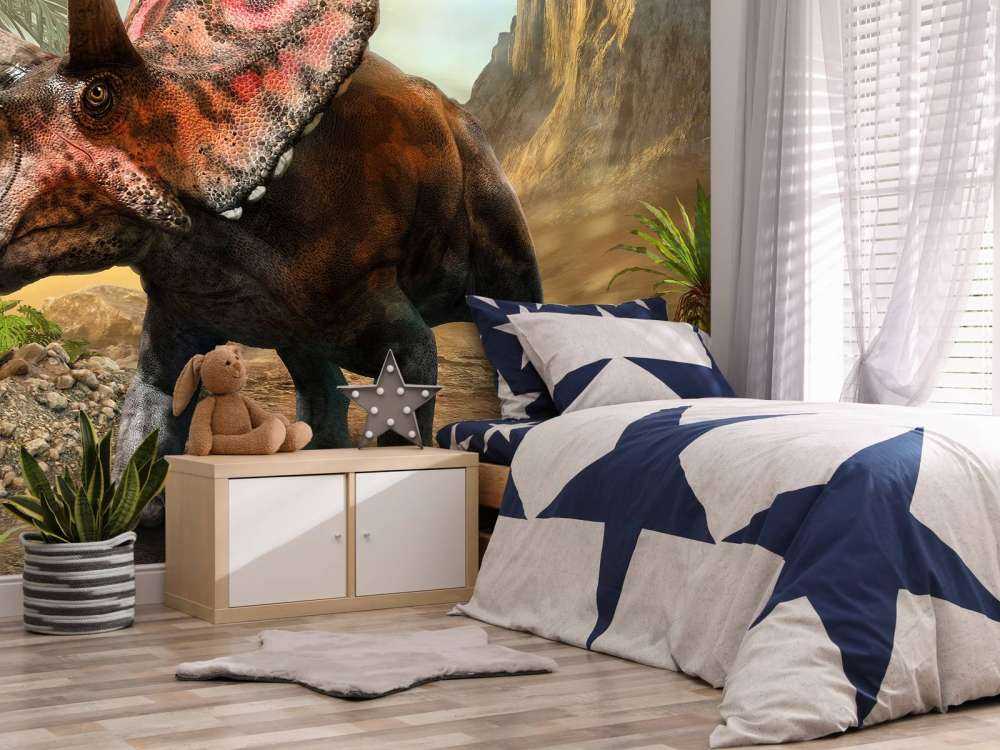 Torosaurus im Wald
