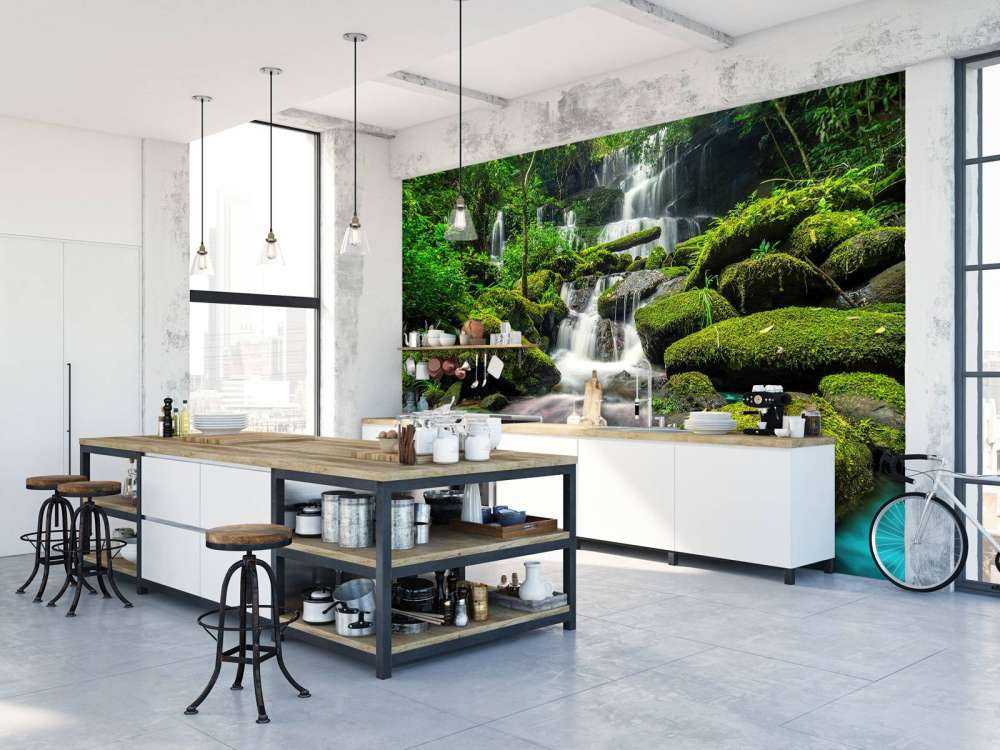 Wasserfall in einen Dschungel