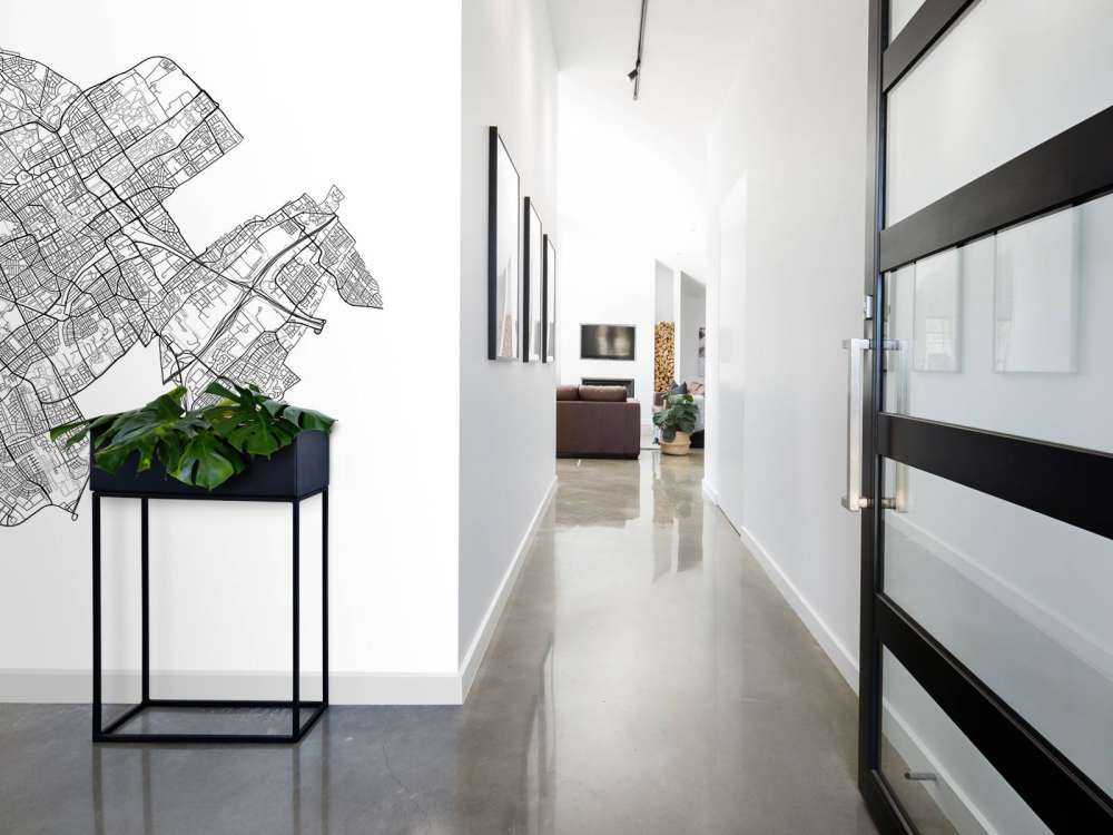 Karte von Den haag, weiß