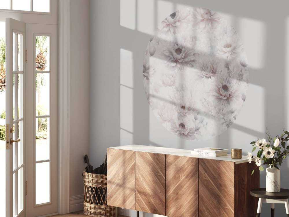 Romantische Wand Orange