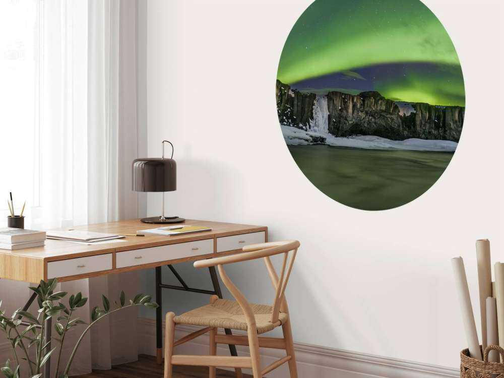Panoramafoto der Nordlichter