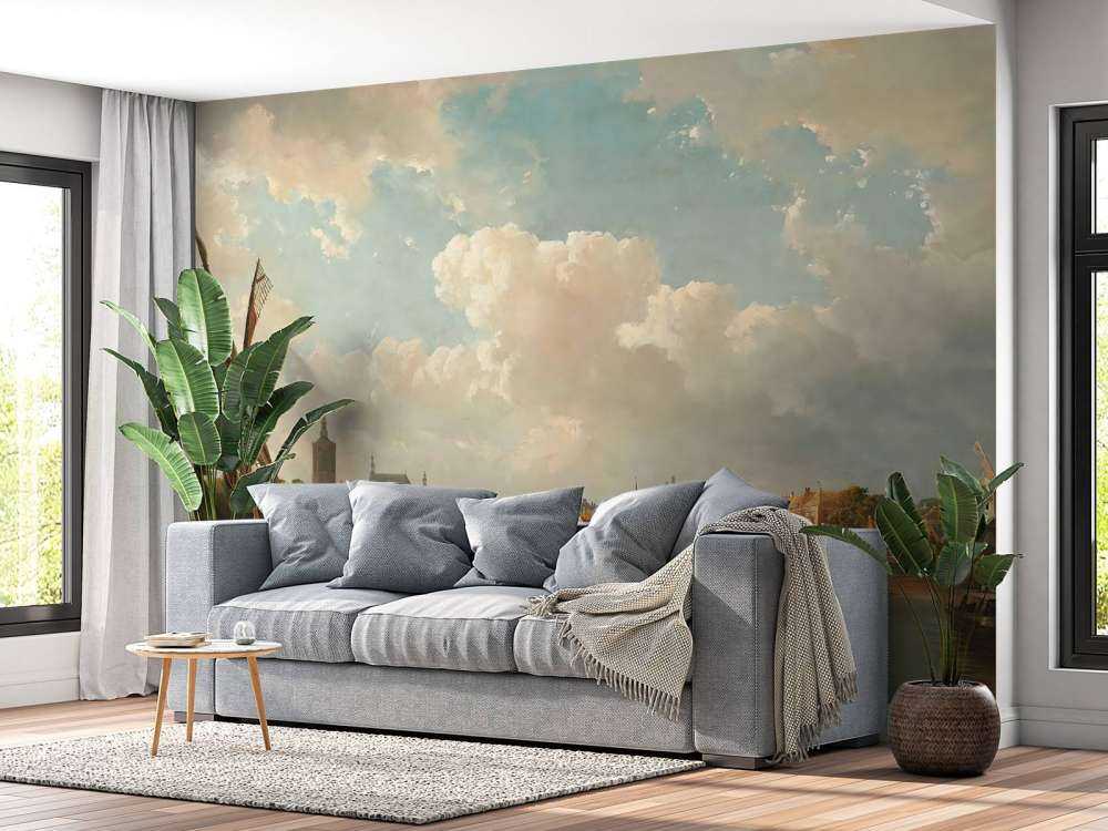 Blick auf Den Haag vom Delfter Kanal aus dem 17. Jahrhundert