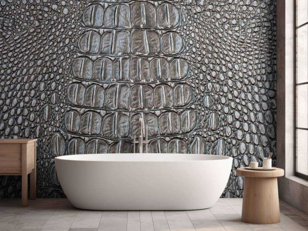 Textur Krokodilleder