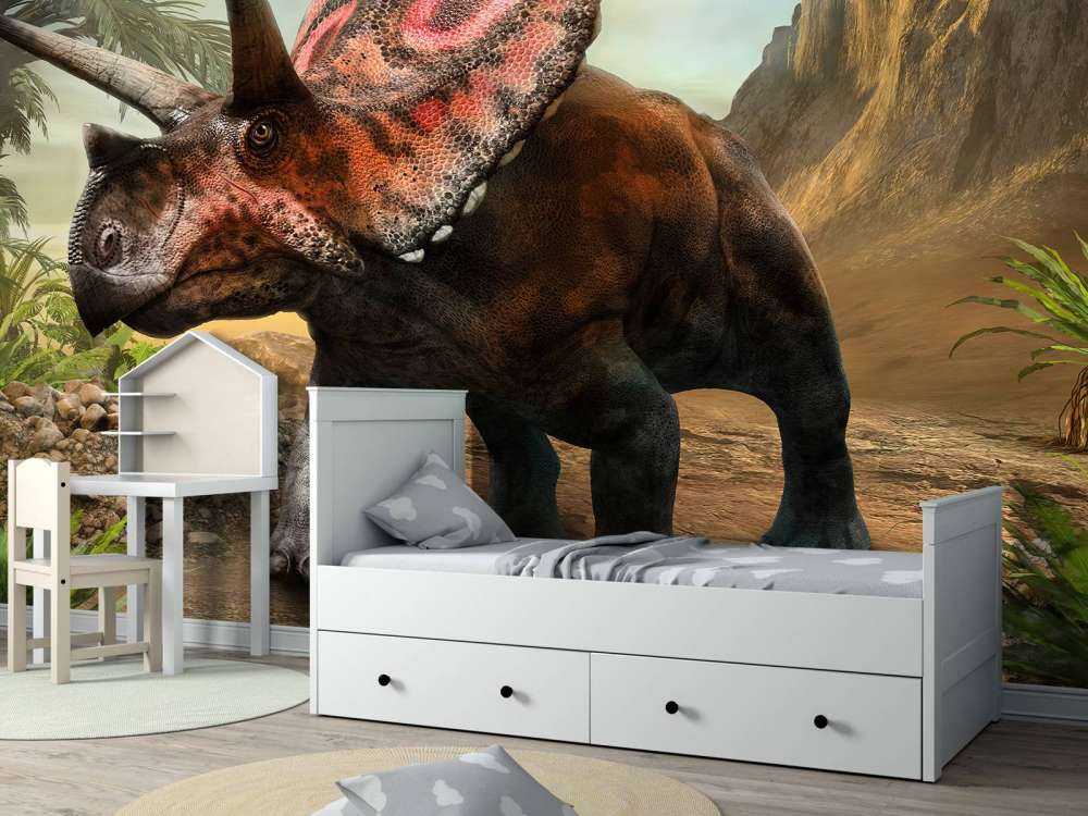 Torosaurus im Wald