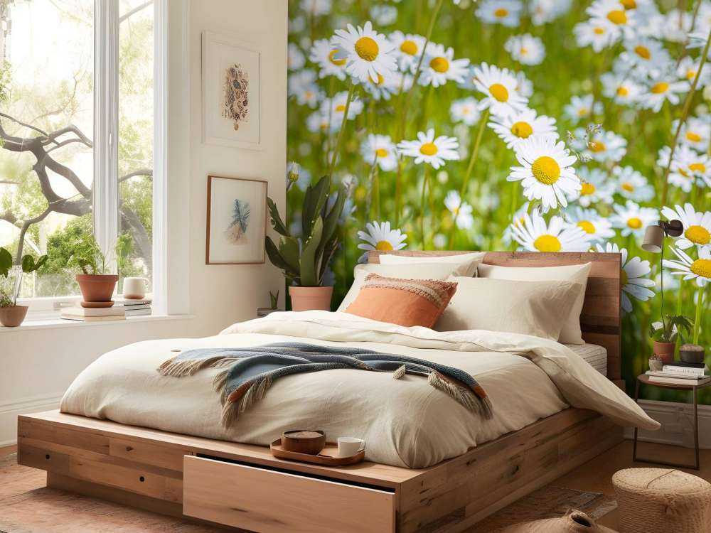 Gänseblümchen auf einem Feld