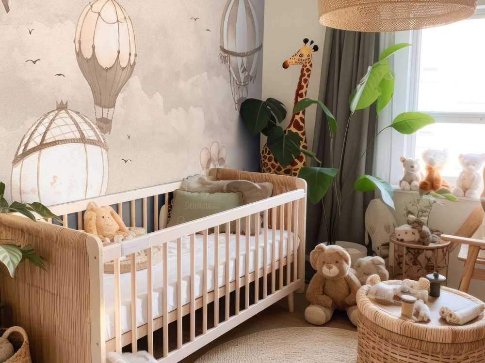 Himmelsballons in Taupe