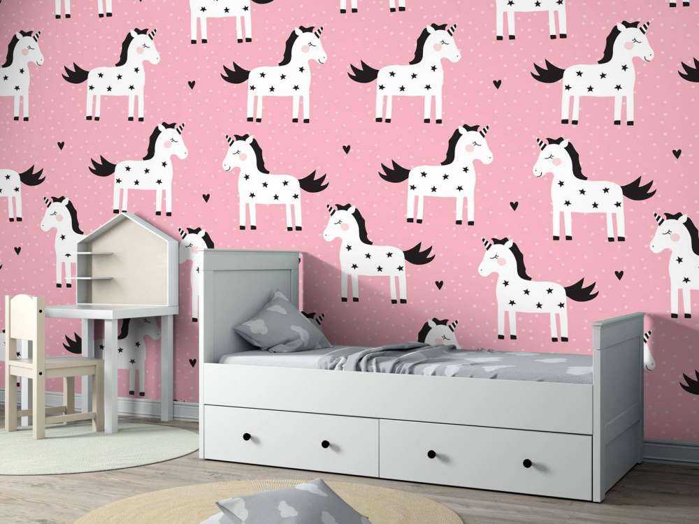Einhorn mit Sternen