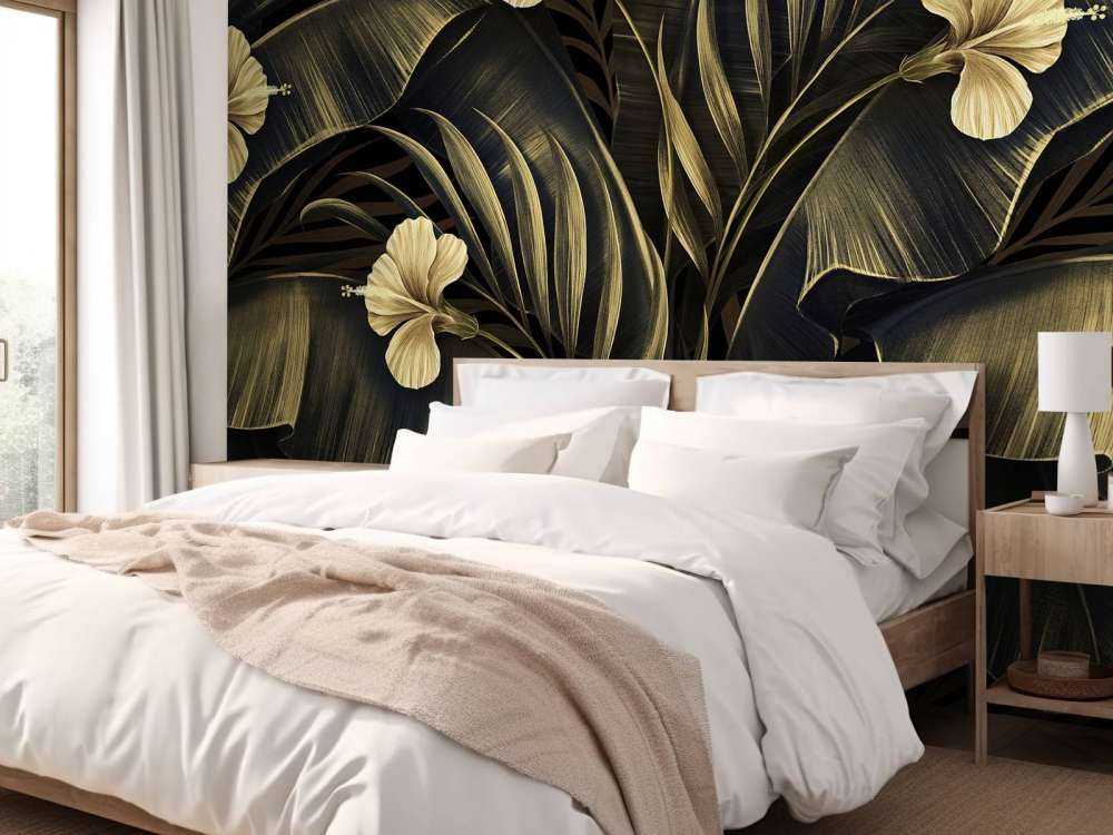 Goldener Hibiskus