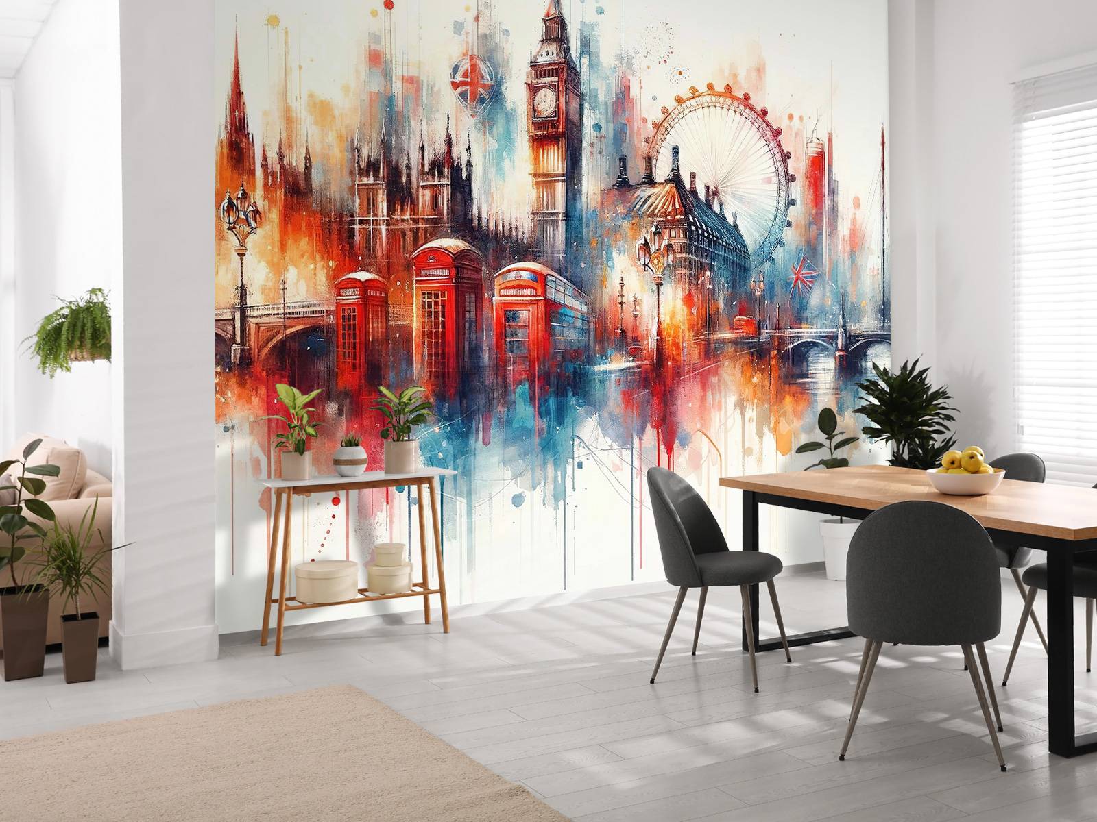 Aquarell London Skyline