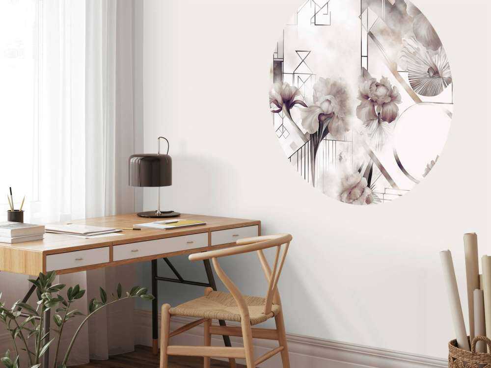 Aquarellgeometrie Braun