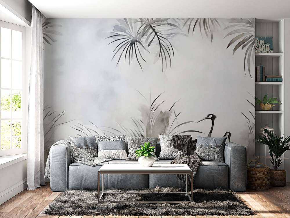 Kräne in Feldgrau