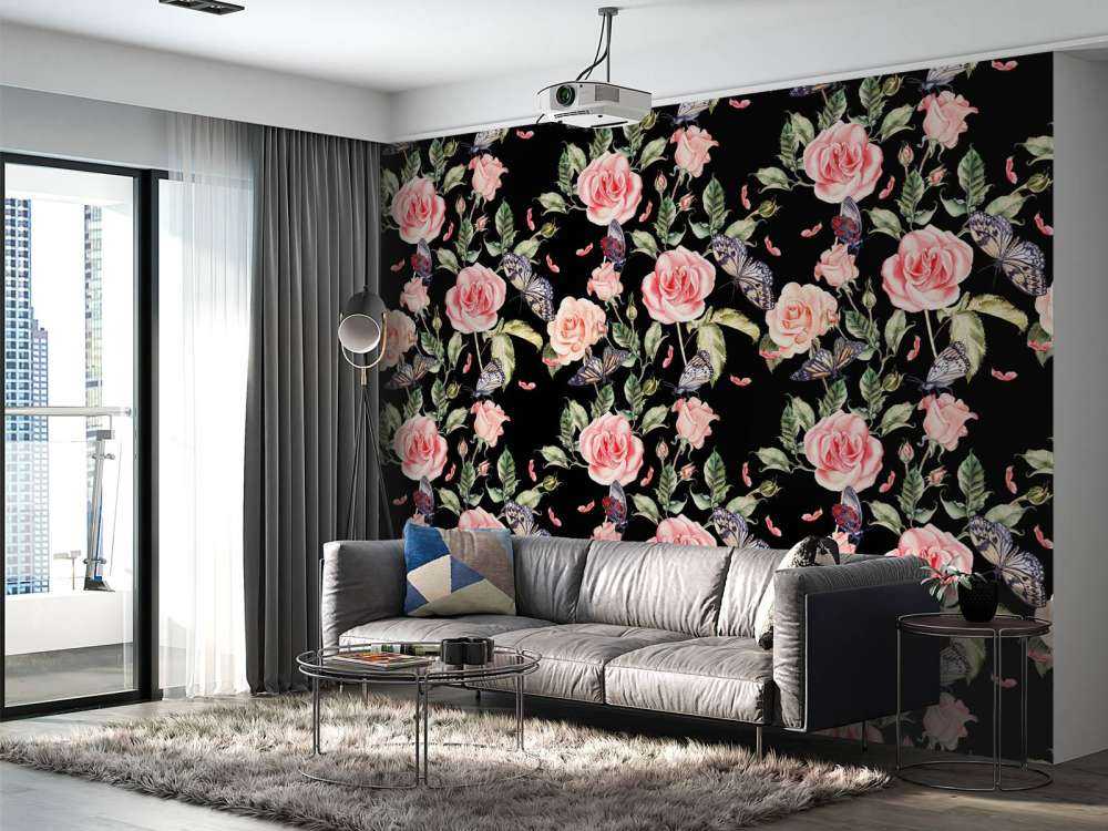 Blumen und Schmetterlinge