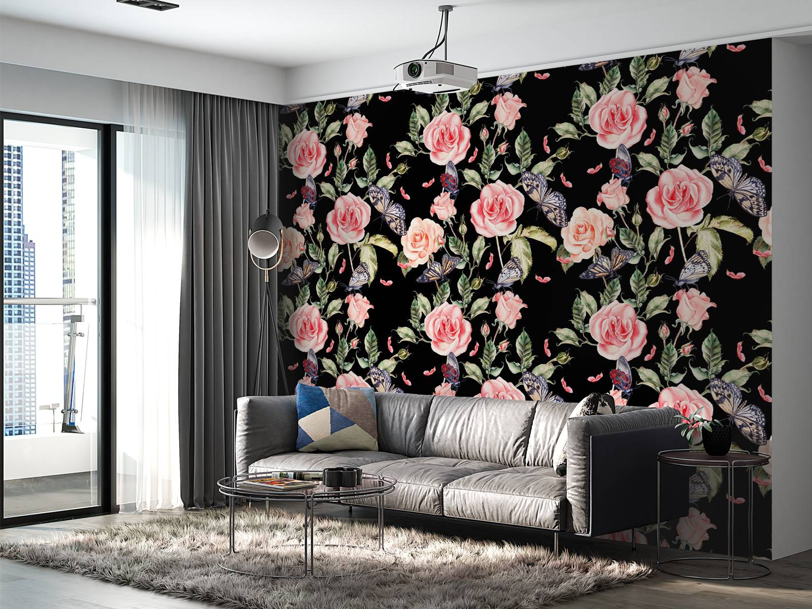 Blumen und Schmetterlinge