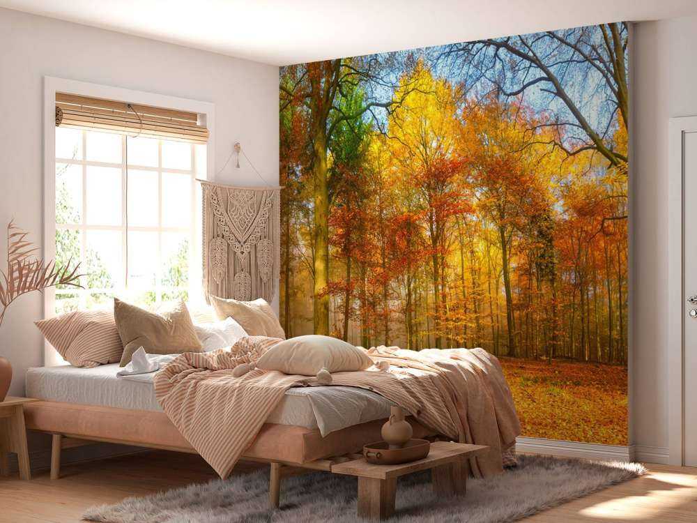 Buntes Waldpanorama